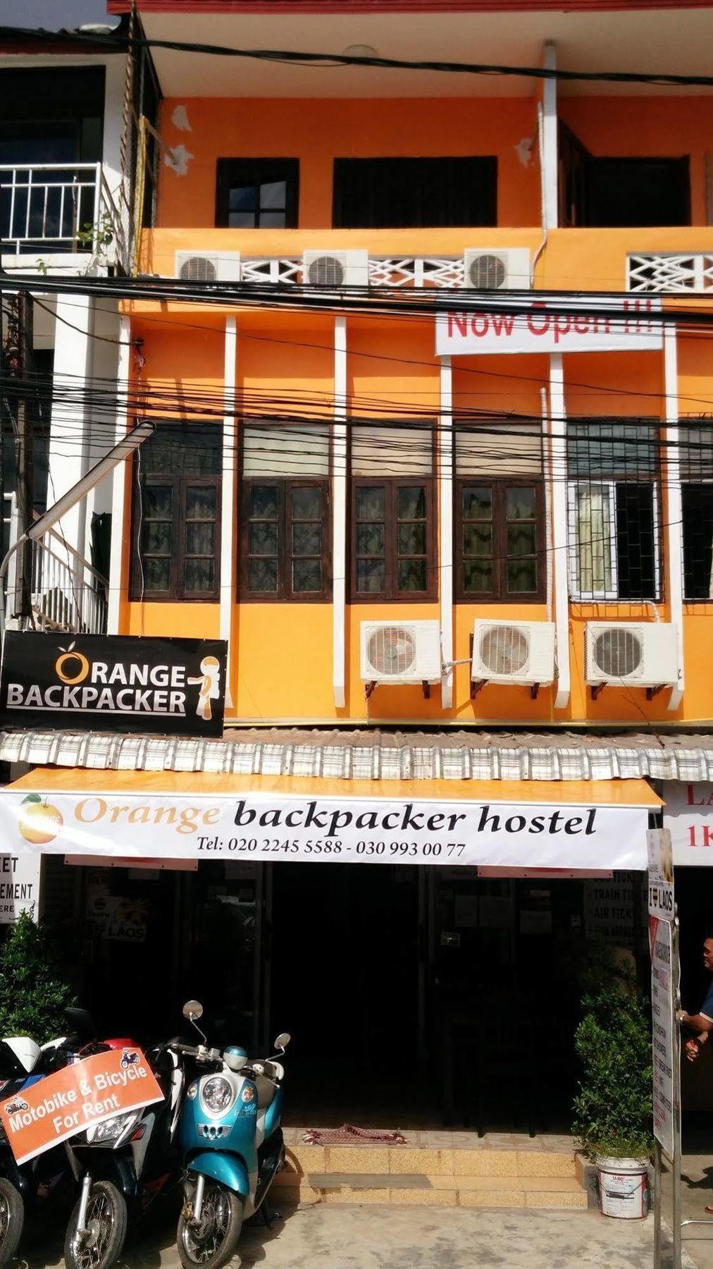 Orange Backpacker Hostel Vientián Exterior foto